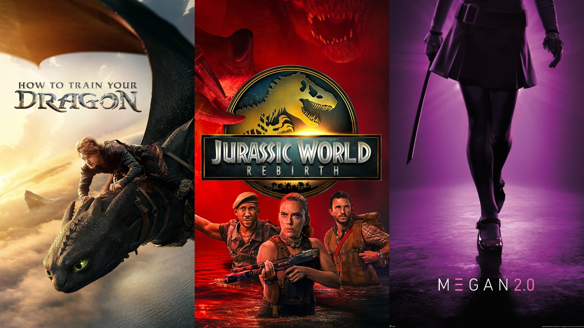 'Jurassic World Rebirth', 'How to Train Your Dragon', M3GAN 2.0
