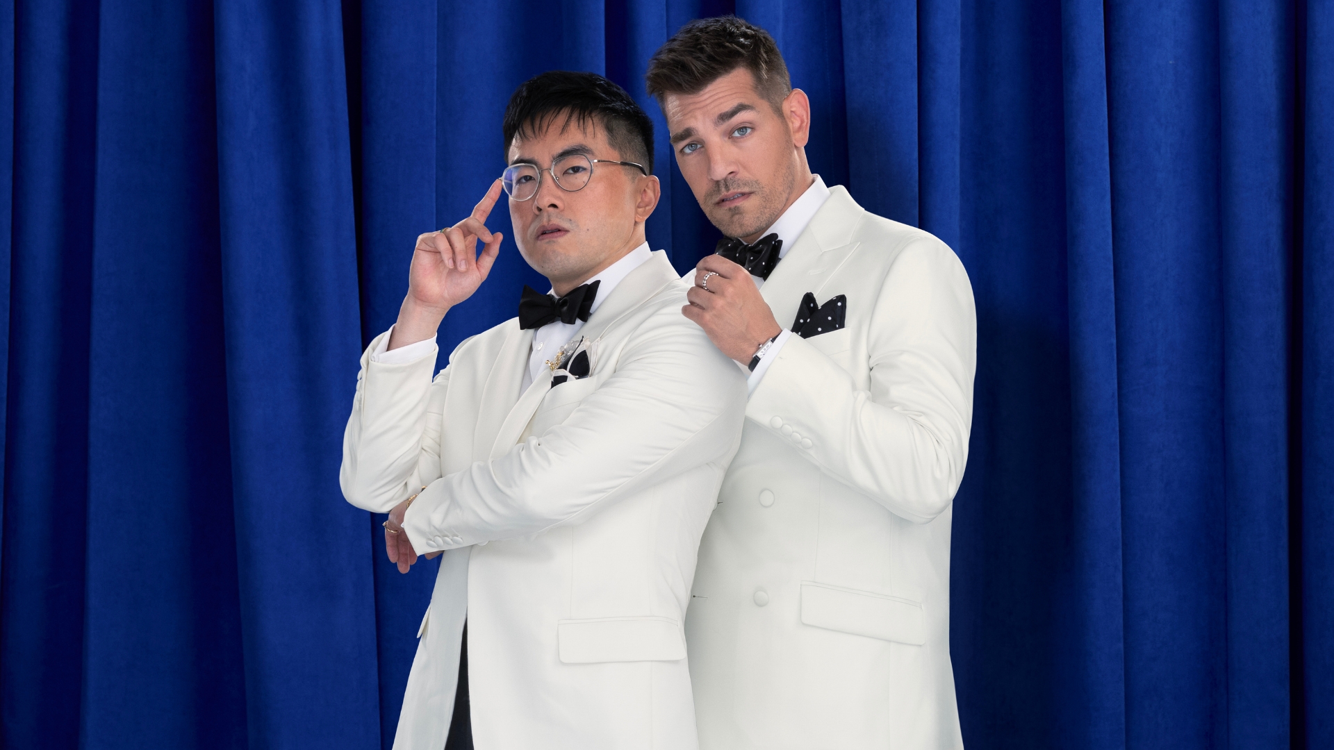  Bowen Yang and Matt Rogers for the Las Culturistas Culture Awards