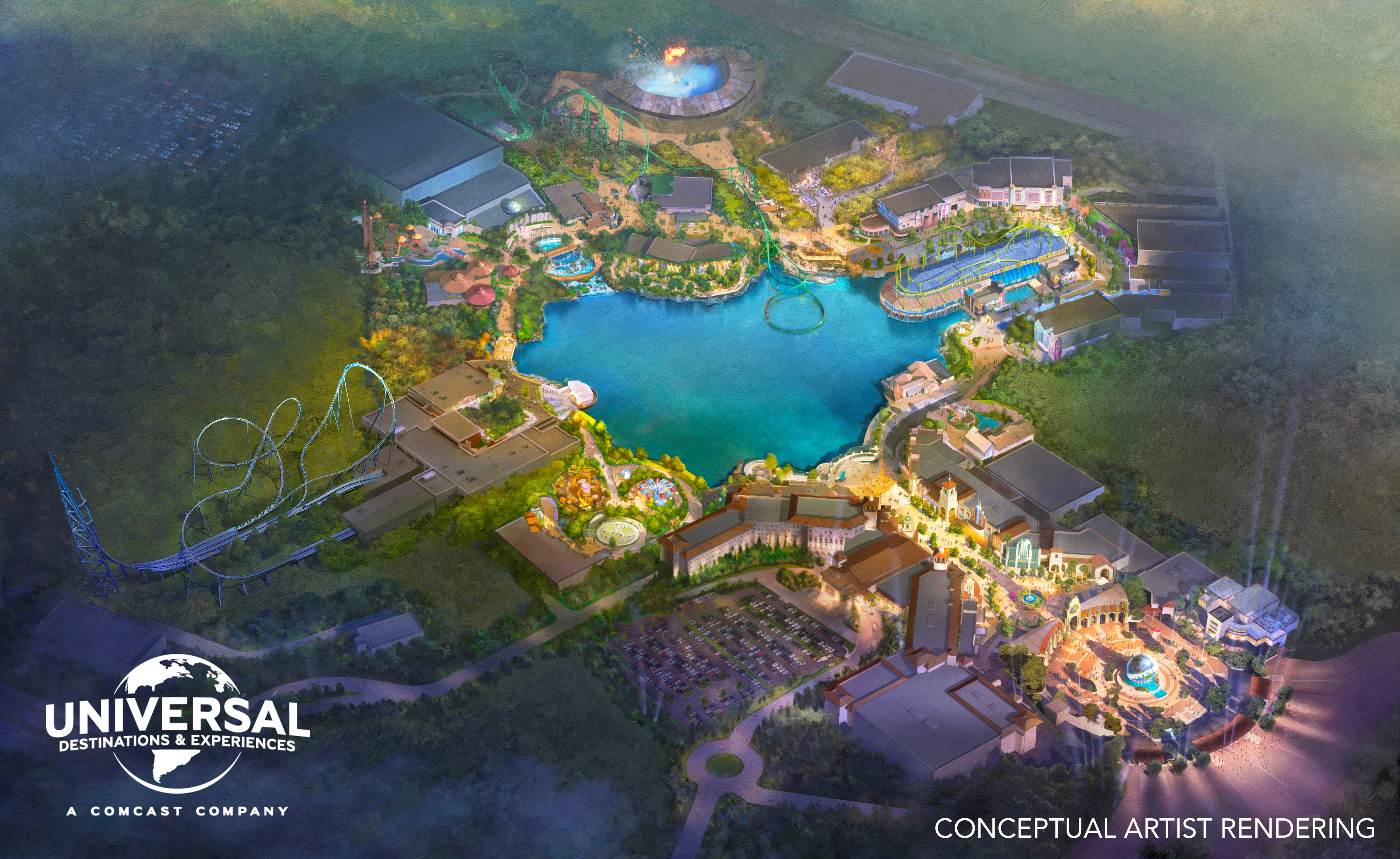 Universal United Kingdom Resort Rendering