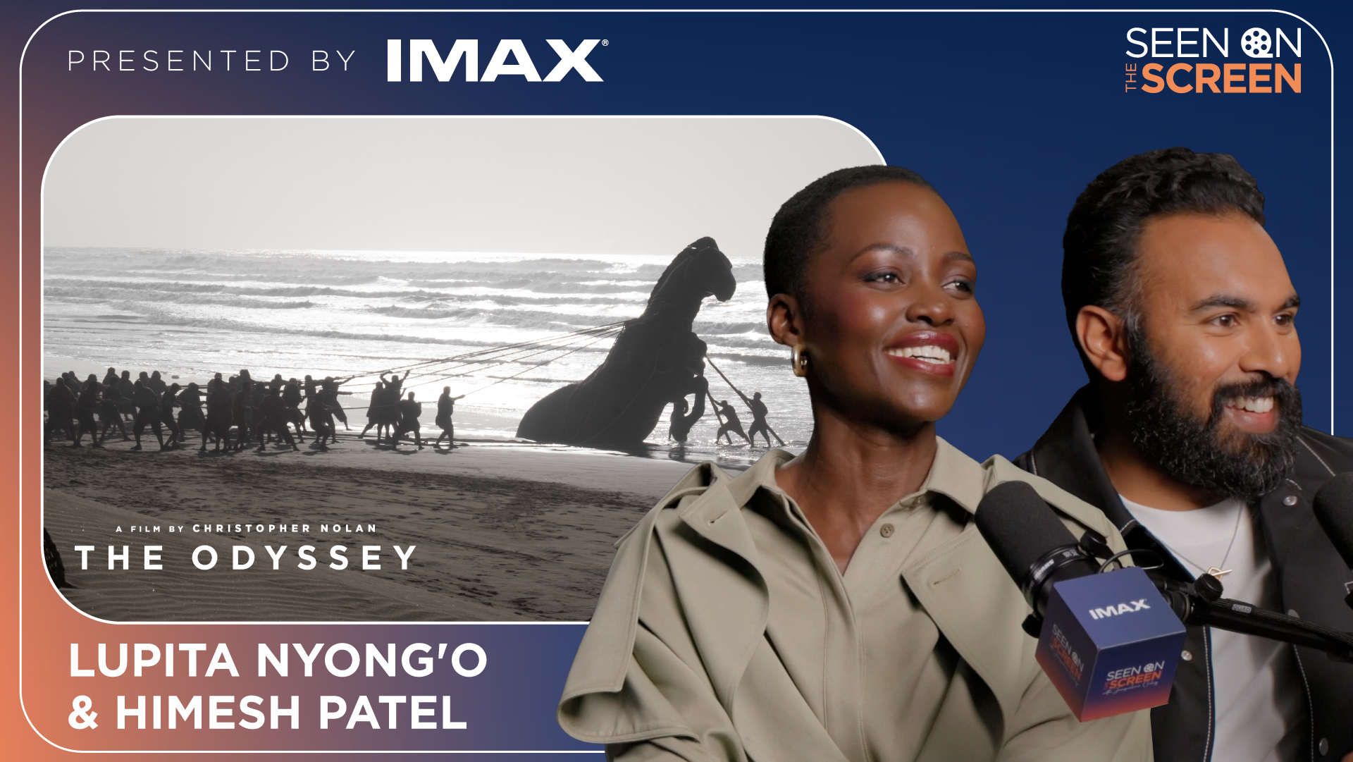 Lupita Nyong’o and Himesh Patel on Christopher Nolan’s IMAX Epic, 'The Odyssey'