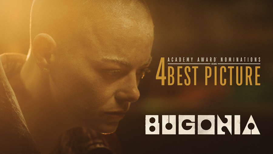  Emma Stone in the Best Picture nominee Bugonia, now streaming on Peacock