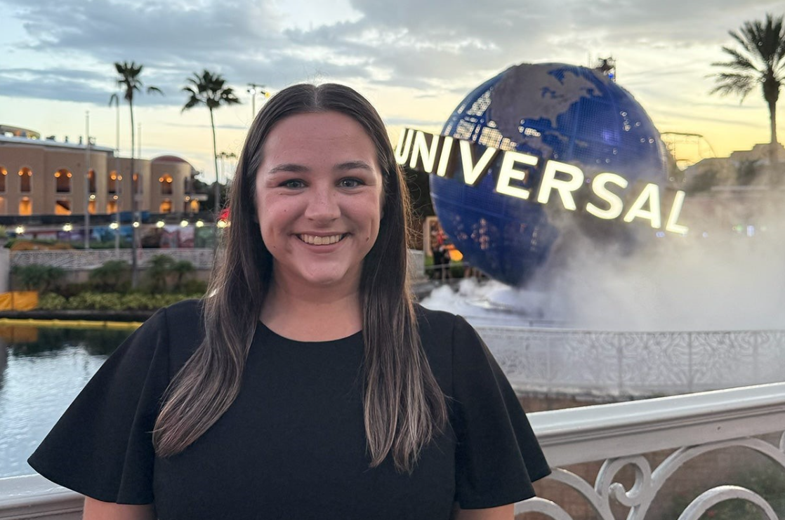 Bella Cortier, UCF alum and now senior technical coordinator at Universal Creative.