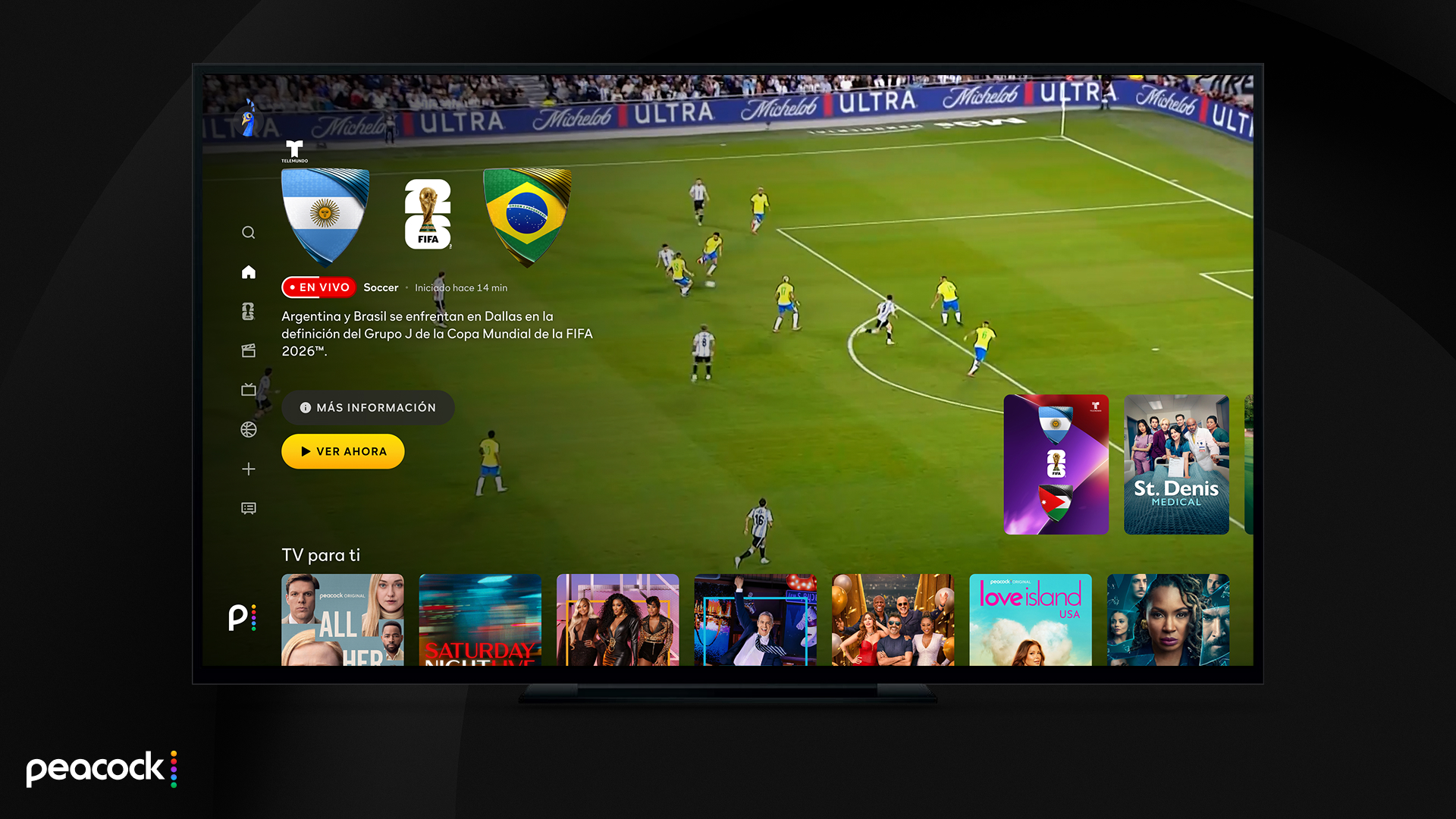 FIFA World Cup Live in Browse on Peacock Demo Image