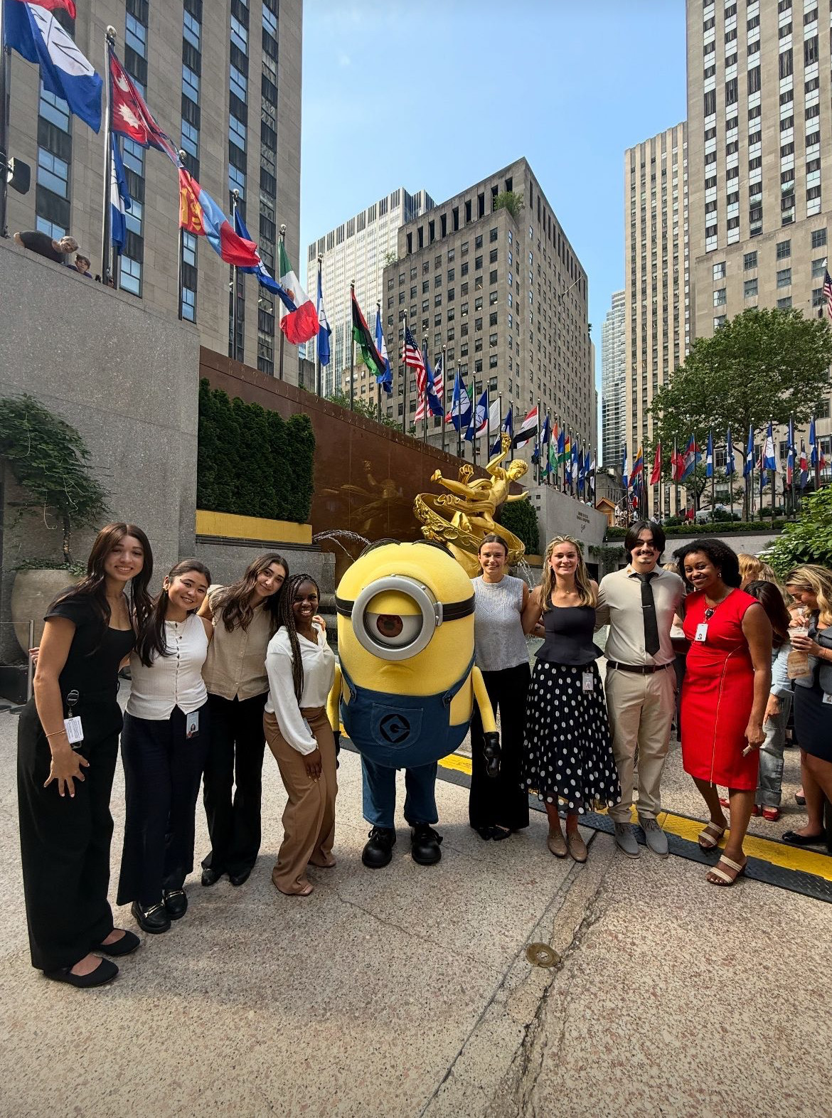 People with minion