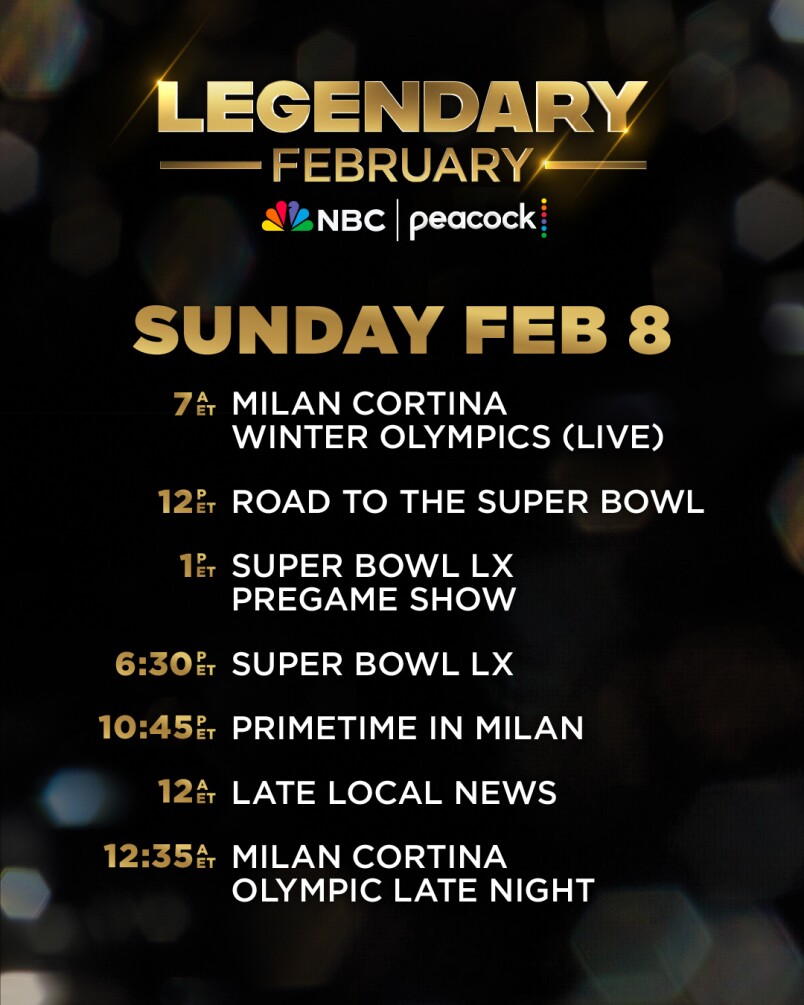 Legendary February NBC