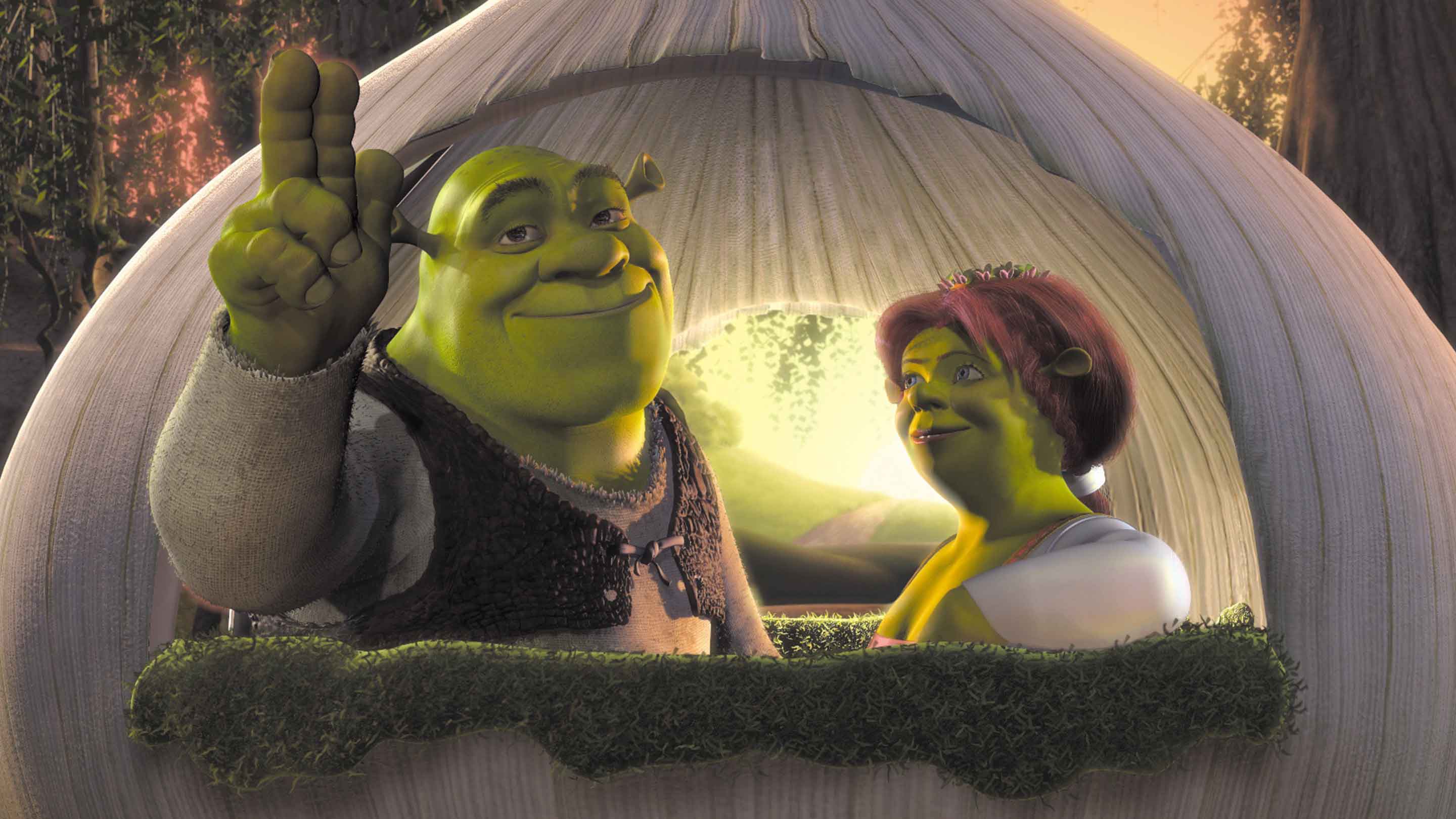 Shrek and Fiona in Shrek 2 (2004)