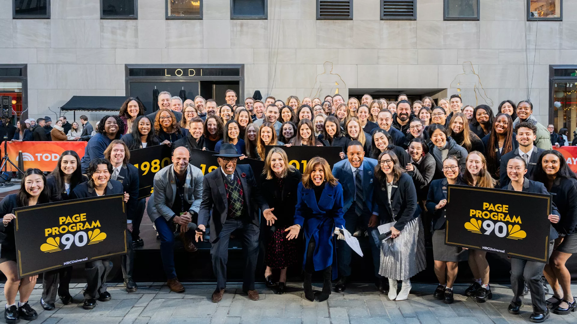 NBC Pages Celebrate the Page Program 90th anniversary on the TODAY show