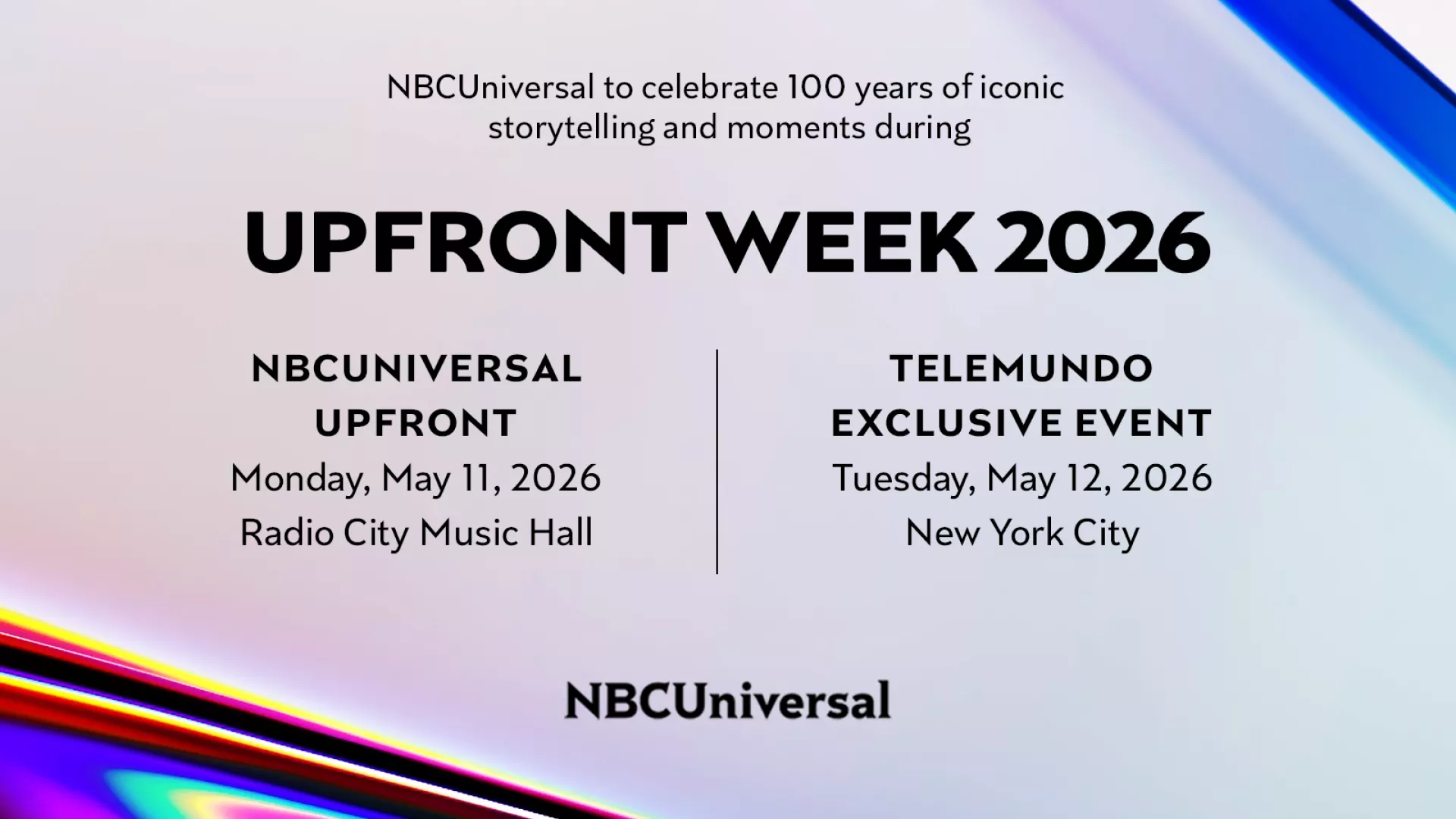 NBCU Upfront