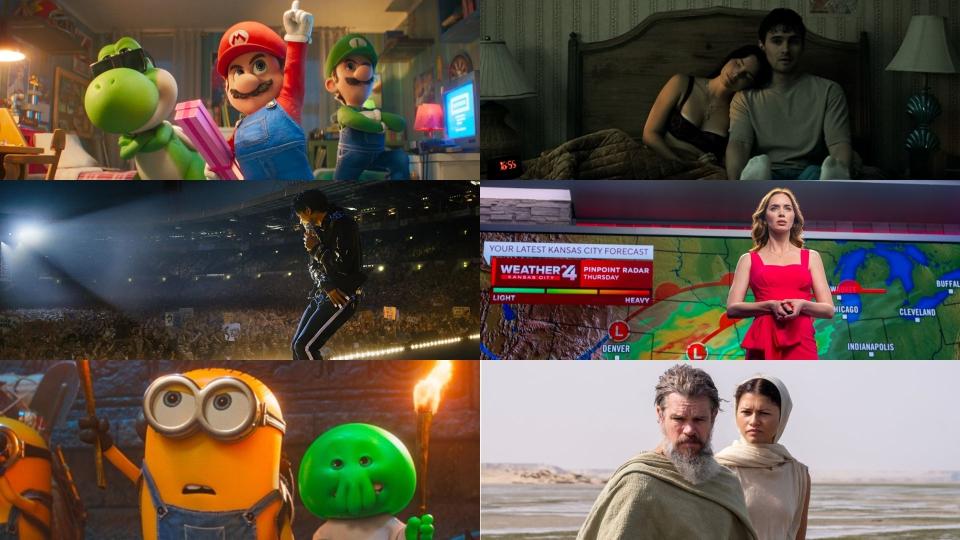 'The Super Mario Galaxy Movie,' 'Michael,' 'Obsession,' 'Disclosure Day,' 'Minions & Monsters,' and 'The Odyssey,'