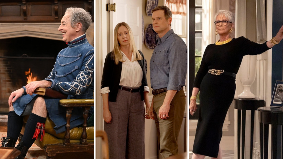 Stills from The Traitors: New Blood, Line of Fire, and Newlyweds