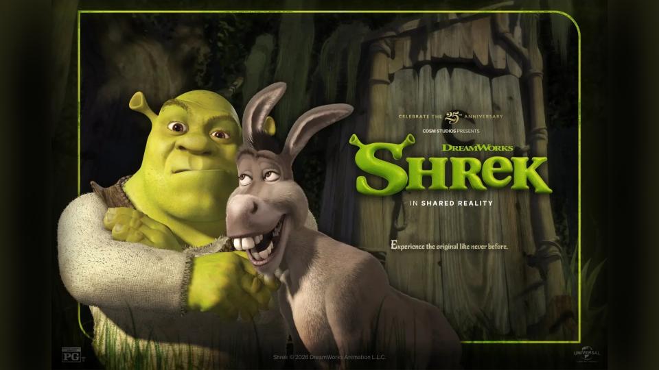 'Shrek' to Become First Animated Cinematic Experience in Shared Reality