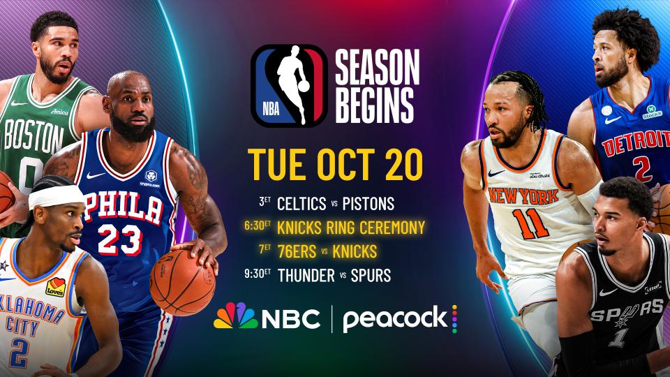 NBA 2026 Tipoff on NBC & Peacock